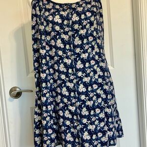 Hollister Blue Floral Mini Dress